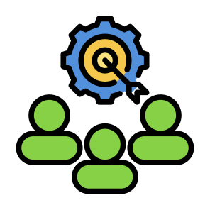 Purpose, Alignment, Mission, Goals, Strategy  icon