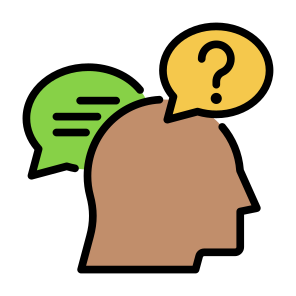 Question, People, Thinking, Hypothesis, Assumption  icon