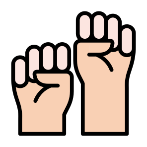 Demonstration, Strike, Raise Hand, Protest, Hands And Gestures icon