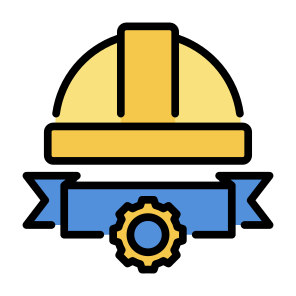 Labor Day, Ribbon, Helmet, Worker, Hard Hat icon