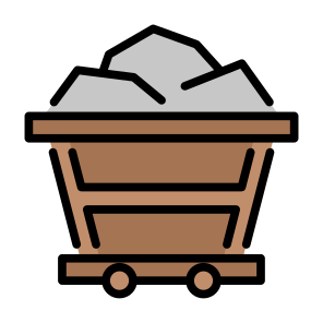 Mining Cart, Industry, Trolley, Coal, Mining Industry icon