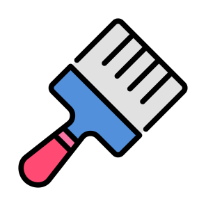 Paint Brush, Repair, Construction And Tools, Art And Design icon