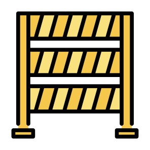 Road Barrier, Signaling, Road Sign, Traffic Sign, Traffic Barrier icon