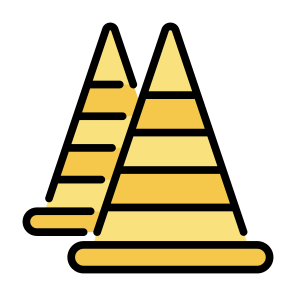 Traffic Cone, Signaling, Road Sign, Traffic Sign, Bollards icon