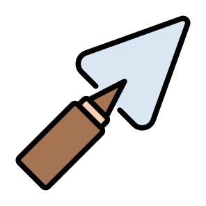 Trowel, Shovel, Spade, Gardening Tools, Farming And Gardening icon