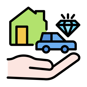 Asset, Car, Diamond, Real Estate, Living  icon