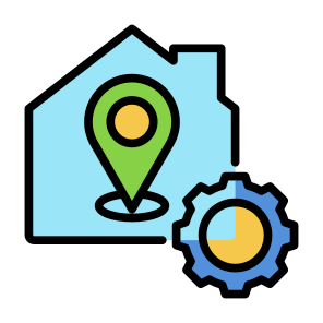 Development Area, Location, Home, Planning, Real Estate  icon