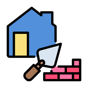 Home Renovation, Renovation, Construction And Tools, Repair, Building icon