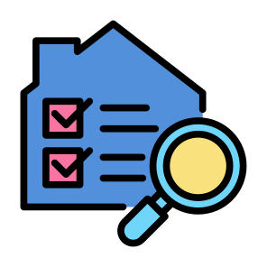 Inspection, House, Property, Real Estate, Survey icon