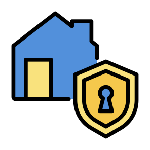 Security, Shield, Home, Protection, Insurance icon