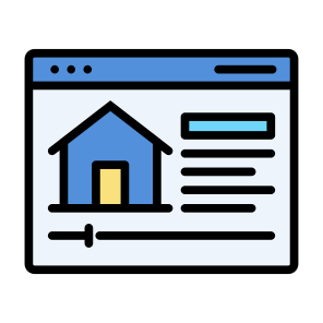 Website, Marketing, Browser, Real Estate, Selling  icon