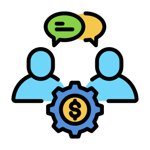 Communication, Discussion, Consulting, Consultation, Negotiation, Finance icon