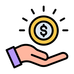 Earning, Money, Wage, Income, Salary, Ebitda icon