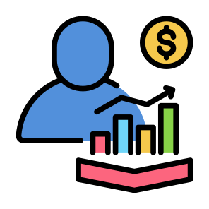 Entrepreneur, People, Investor, Progress, Investment, Growth icon