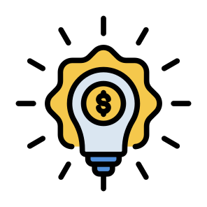 Financial Idea, Financial, Idea, Money, Management, Innovation icon