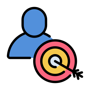 Goal, Target, Personal, Focus, Aim, Mission icon