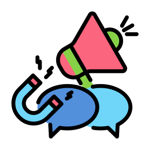 Marketing, Communication, Campaign, Advertising, Promotion, Publicity  icon