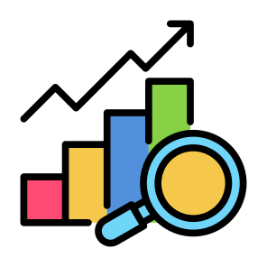 Analysis, Chart, Statistics, Increase, Growth icon