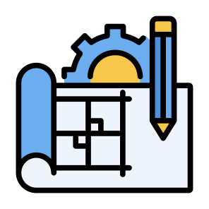 Blueprint, Strategic Plan, Flow Chart, Project Plan, Management icon