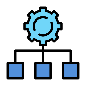 Business Plan, Gear, Planning, Project Management, Structure icon
