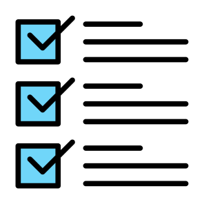 Checklist, List, Menu, Item, Check Mark icon