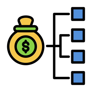 Cost, Money Bag, Dollar, Management, Planning icon