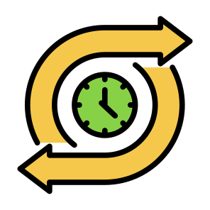 Cycle, Clock, Gears, Timer, Process icon
