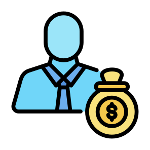 Investor, Dollar, Money Bag, Personal Wealth, Money icon