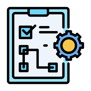 Planning, Strategy, Clipboard, Management, Workflow  icon