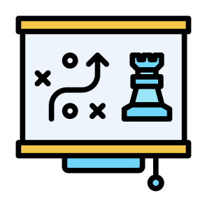 Strategy, Presentation, Planning, Strategic Plan,  Tactics icon