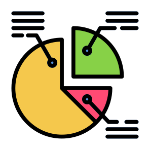 Analysis, Report, Data Report, Data Analysis, Pie Chart icon