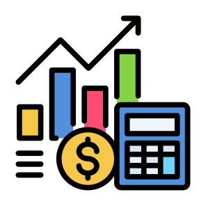 Calculate, Money, Calculator, Cost, Statistics  icon