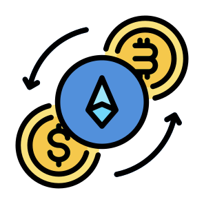 Cryptocurrency, Coin, Ethereum, Currency, Blockchain  icon