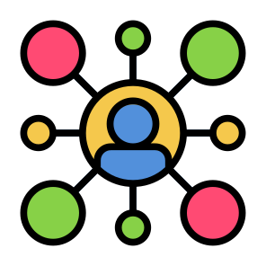 Network, Networking, User, Connect, Social Network  icon