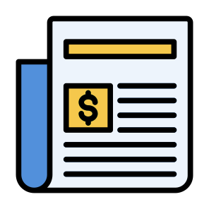 News, Newspaper, Journal, Article, News Report  icon