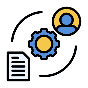 Process, Working, Document, Management, Employee  icon