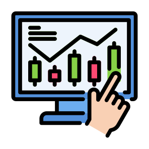 Trading, Trader, Stock Market, Candlestick Chart, Stock Exchange   icon