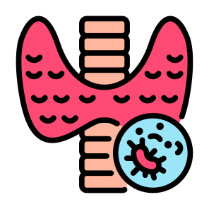 Thyroid, Cancer, Disease, Illness, Cancer Cell icon