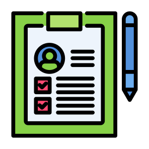 Assessment Employee, Assessment, Employee, Resume, Curriculum Vitae, Evaluation icon