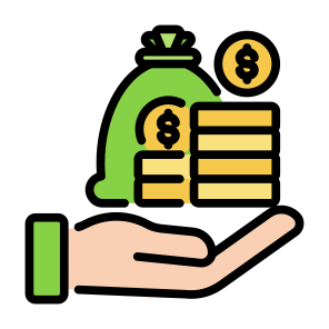 Cash Payment, Cash, Payment, Money, Income, Earning  icon