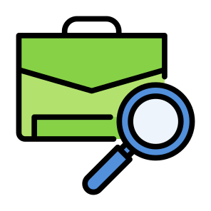 Job Search, Job, Search, Portfolio, Job Seeker, Recruitment icon