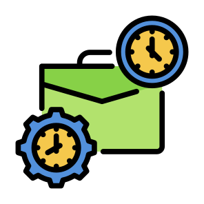 Work Time, Time, Work, Overtime, Job, Part Time, Period icon