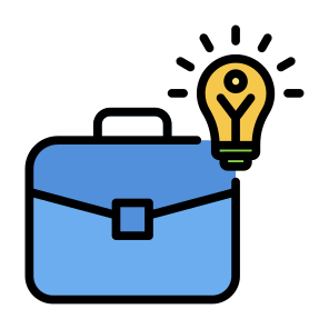 Business Idea, Business, Creative, Job, Briefcase, Idea icon
