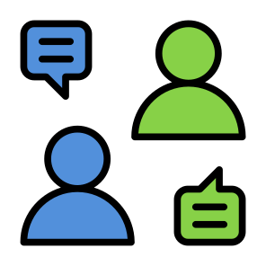 Conversation, Communications, Dialog, User, Speech Bubble, Talking icon
