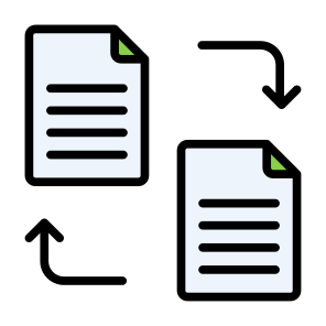 Data Exchange, Data, Document, File, Exchange, File Transfer icon