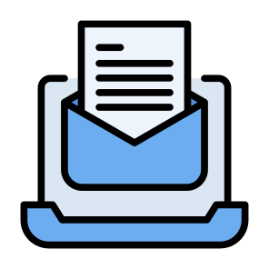 Email Message, Communications, Mail, Message, Email, Laptop icon