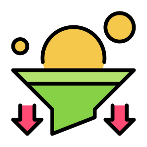 Filtering, Filter, Funnel, Selective, Refine, Tool icon