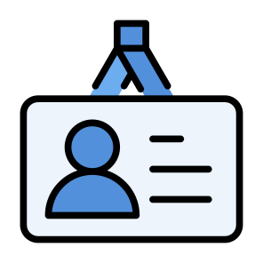 Id Card, Pass, Identification, Card, Identity, User icon