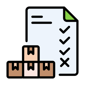 Inventory Management, Management, Supply, Checklist, Control, Product icon