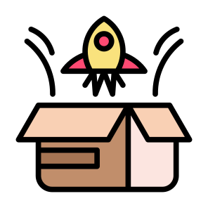 New Product, Product, Launch, Release, Boxes, Package icon